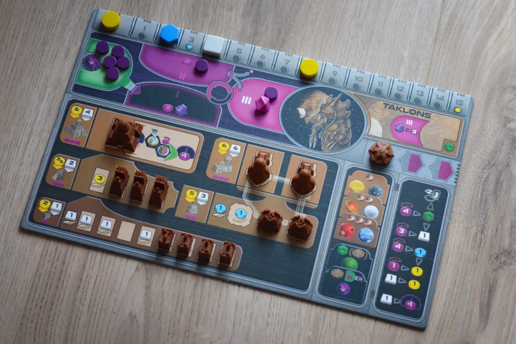 Επιτραπέζιο Παιχνίδι Gaia Project - ταμπλό παίκτη